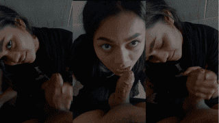 Horny Rolled Girl Eyes Back HD Video
